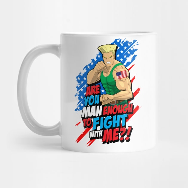 Street Fighter Guile: Are You Man Enough to Fight With Me? by CoolDojoBro